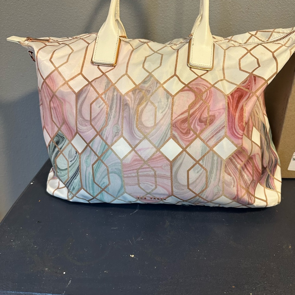 Ted Baker Multicolor Geometric Tote - Picture 3 of 12